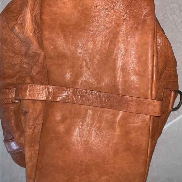 NEW - THEORY Leather Satchel/Hobo Handbag - Picture 11 of 12